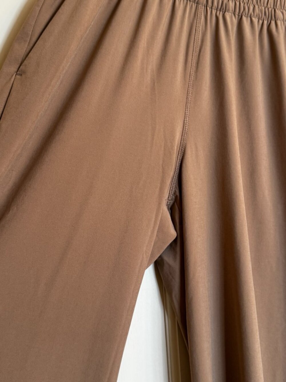 Vuori Womens Villa Wide Leg Pants Sorrel Brown Lightweight Stretch Size XS - Picture 7 of 16